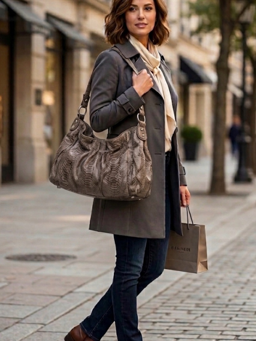 Nine West Brownish/Grey Shoulder Bag - Picture 11 of 11